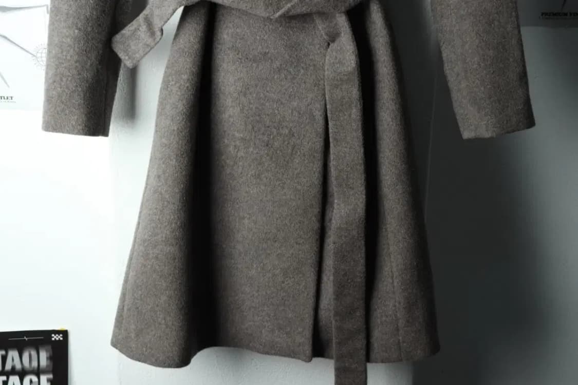 W(S-M) 모죠에스핀 코트자켓 캐시미어 그레이 고급 우아-1634E 상품이미지4