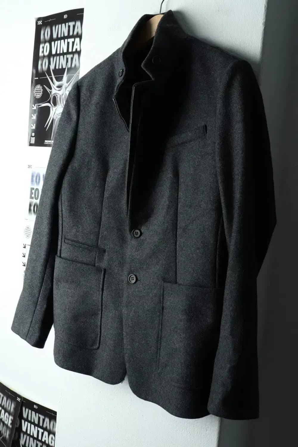 (M) 질스튜어트 코트자켓 숏 그레이 울-16350 상품이미지1
