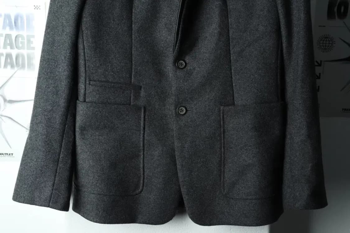 (M) 질스튜어트 코트자켓 숏 그레이 울-16350 상품이미지4
