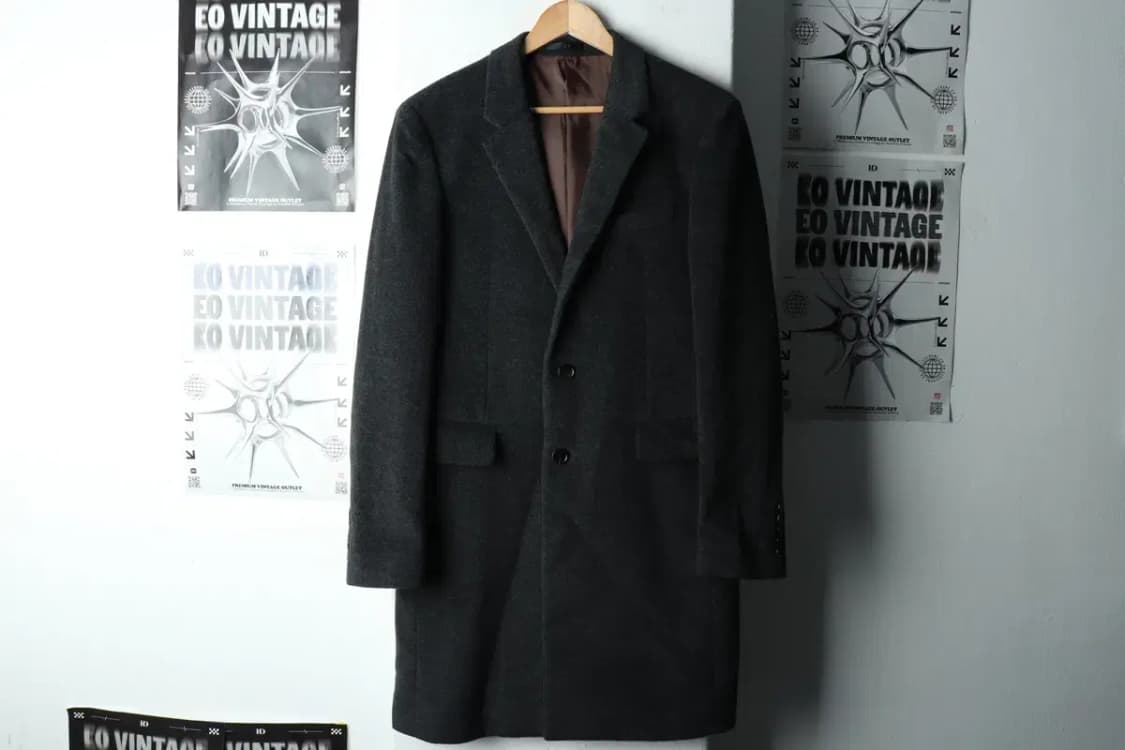 (L) 타임 코트자켓 한섬 싱글 울 그레이-16352 상품이미지2