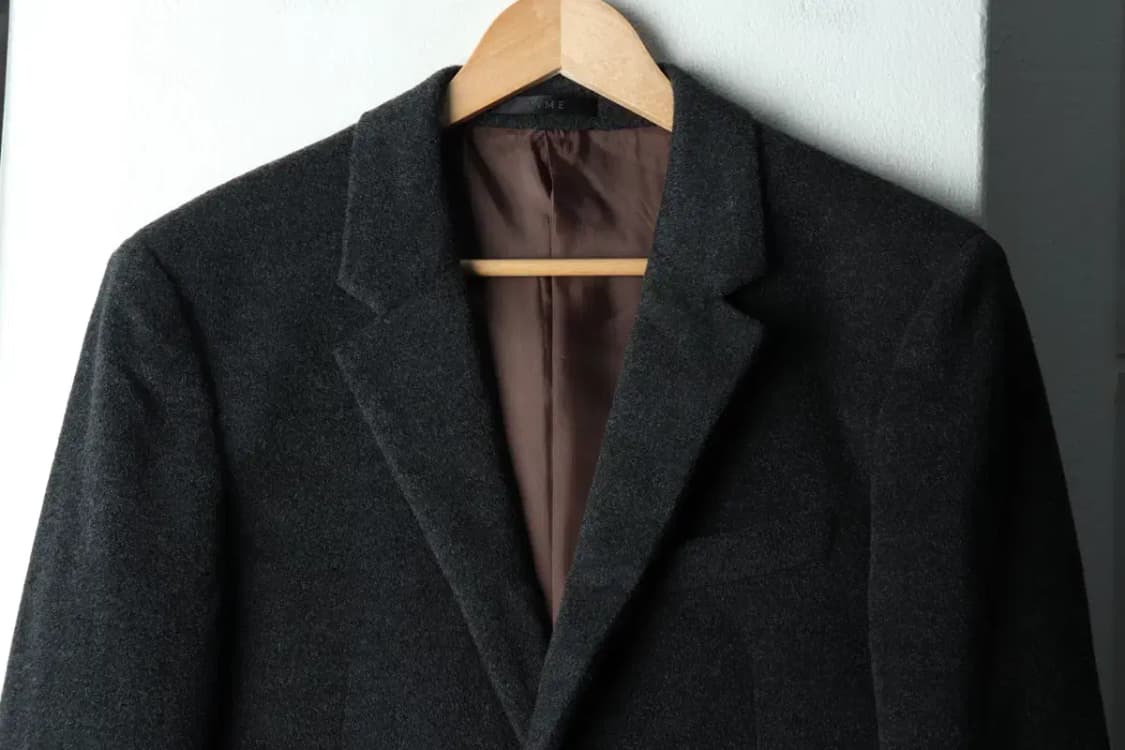 (L) 타임 코트자켓 한섬 싱글 울 그레이-16352 상품이미지3