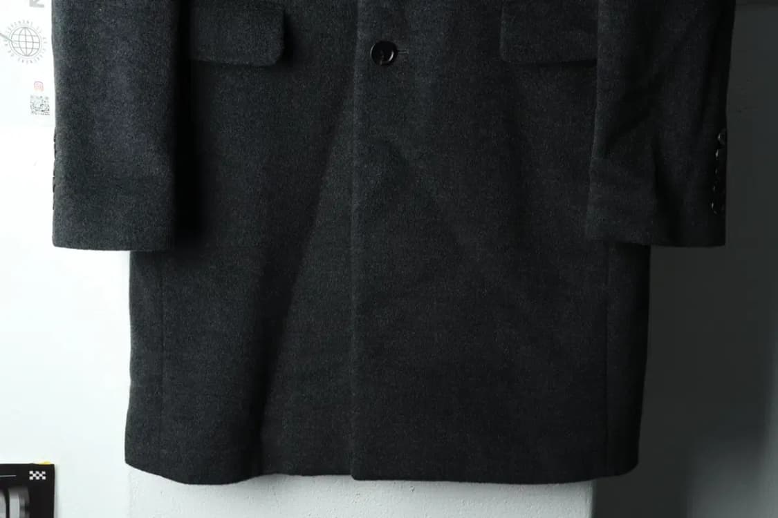 (L) 타임 코트자켓 한섬 싱글 울 그레이-16352 상품이미지4