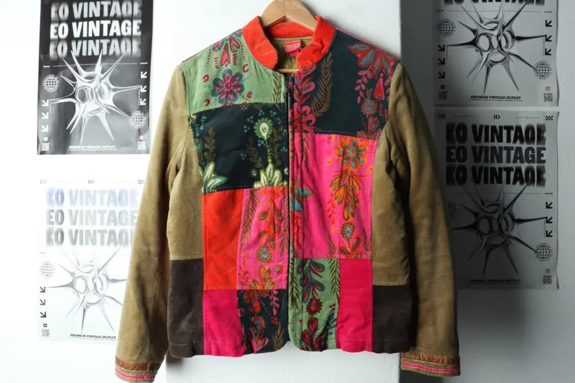 W(M) 오일릴리 집업 바람막이 점퍼자켓 90년대 희귀 벨벳-16357 상품이미지2