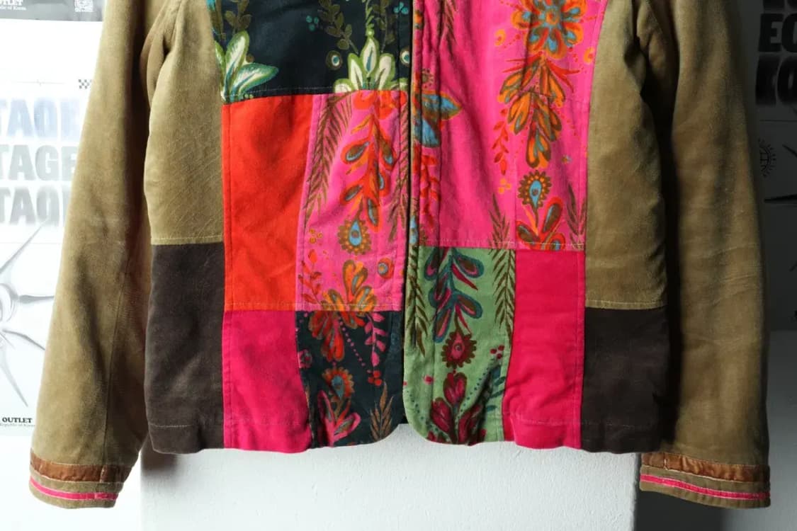 W(M) 오일릴리 집업 바람막이 점퍼자켓 90년대 희귀 벨벳-16357 상품이미지4