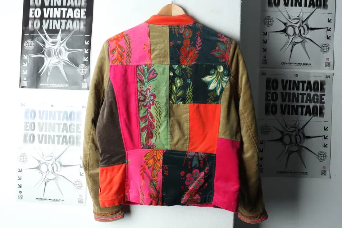 W(M) 오일릴리 집업 바람막이 점퍼자켓 90년대 희귀 벨벳-16357 상품이미지5