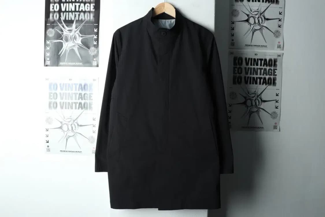 (M-L) 빈폴 집업 바람막이 점퍼자켓 블랙 롱 폴리-16358 상품이미지2