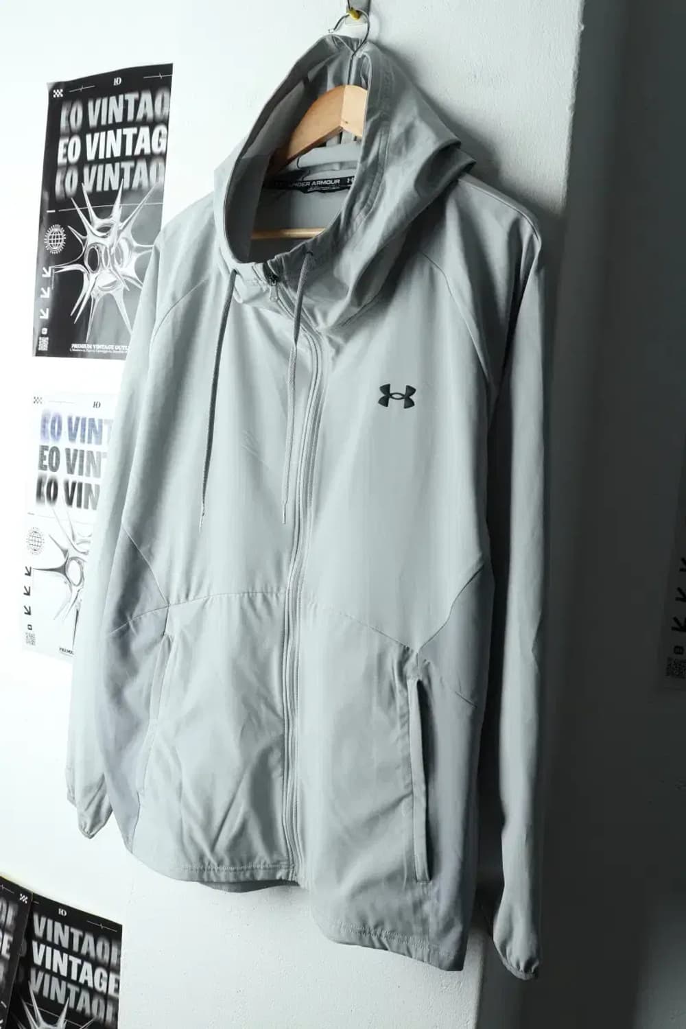 (2XL) 언더아머 집업 바람막이 점퍼자켓 빅사이즈 후드-16359 상품이미지1