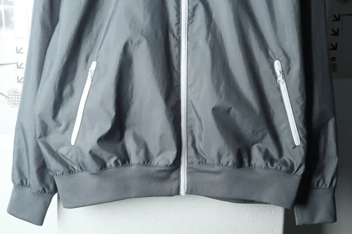 (L-XL) 나이키 집업 바람막이 점퍼자켓 윈드러너 화이트-1635B 상품이미지4