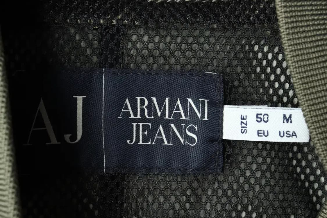 (M-L) 아르마니 집업 바람막이 점퍼자켓 90년대 항공-1635E 상품이미지7