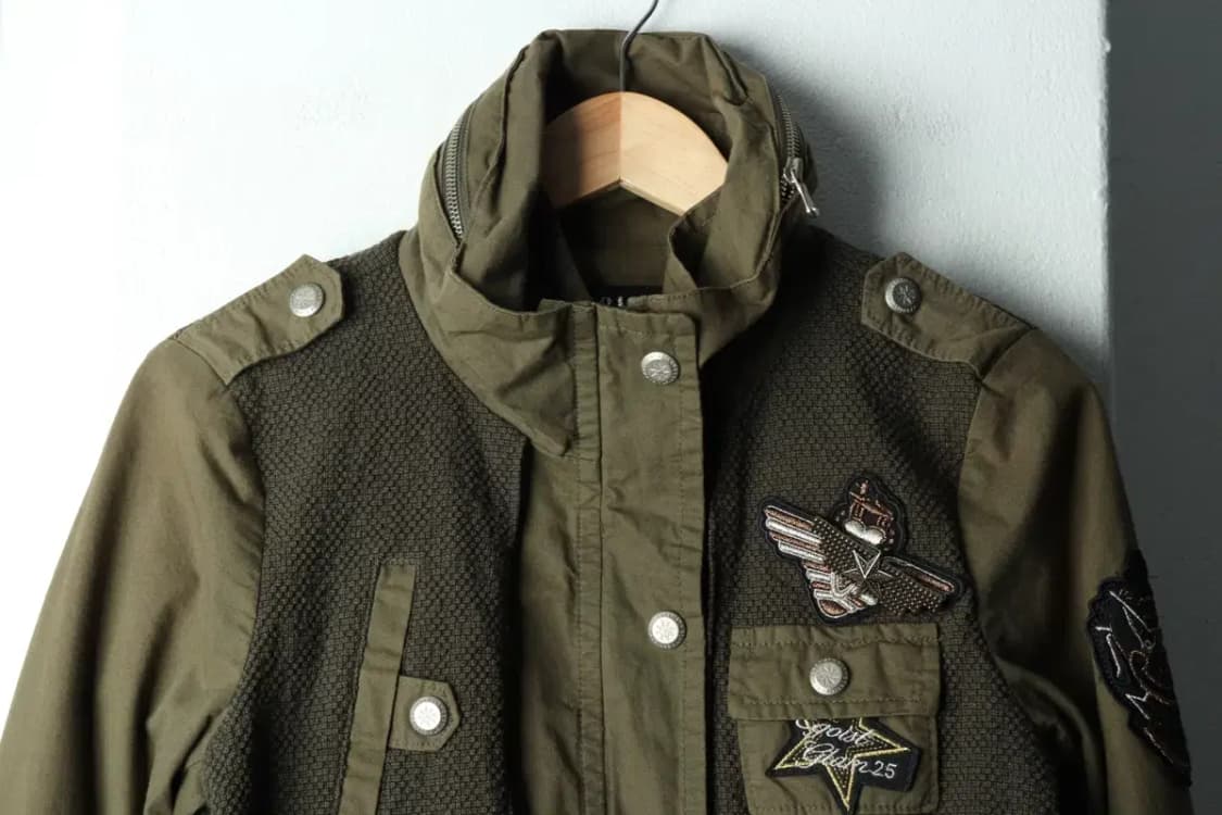 W(S-M) 에고이스트 집업 바람막이 점퍼자켓 야상 카키-1635F 상품이미지3