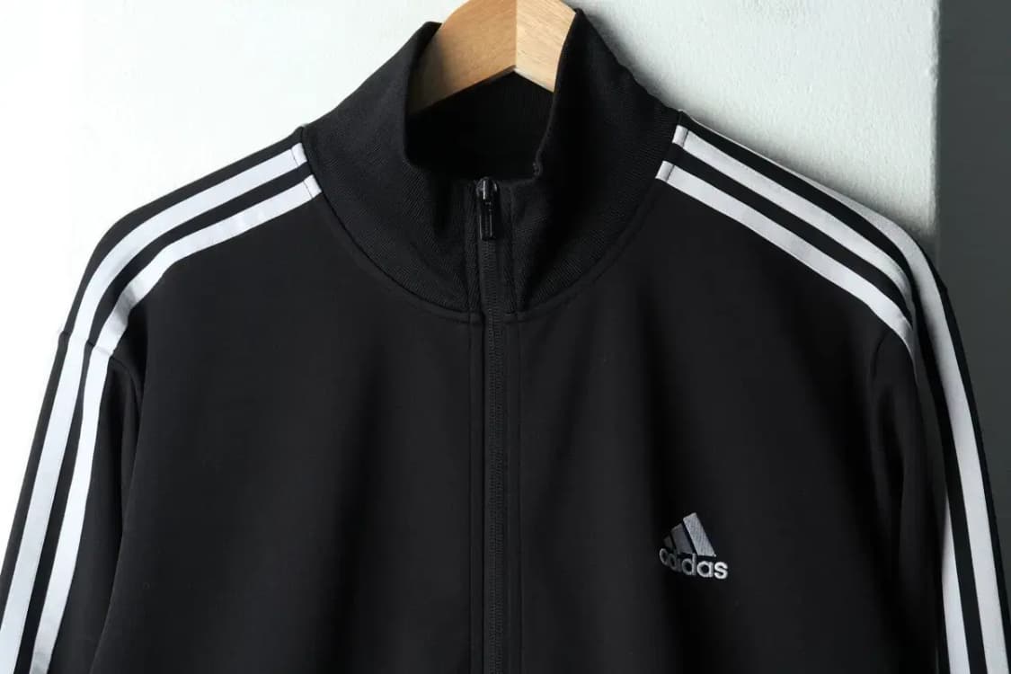 (XL-2XL) 아디다스 집업져지 트랙탑 빅사이즈 블랙 삼선-16360 상품이미지3