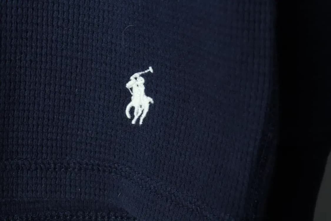 (M) 폴로 랄프로렌 긴팔티셔츠 네이비 와플 포니-16361 상품이미지6