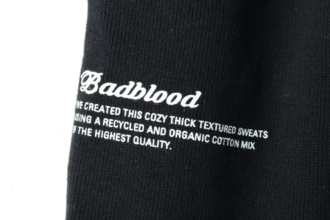 W(XS-S) 배드블러드 트레이닝복 바지 Y2K 와이드핏 블랙-225D 상품이미지5