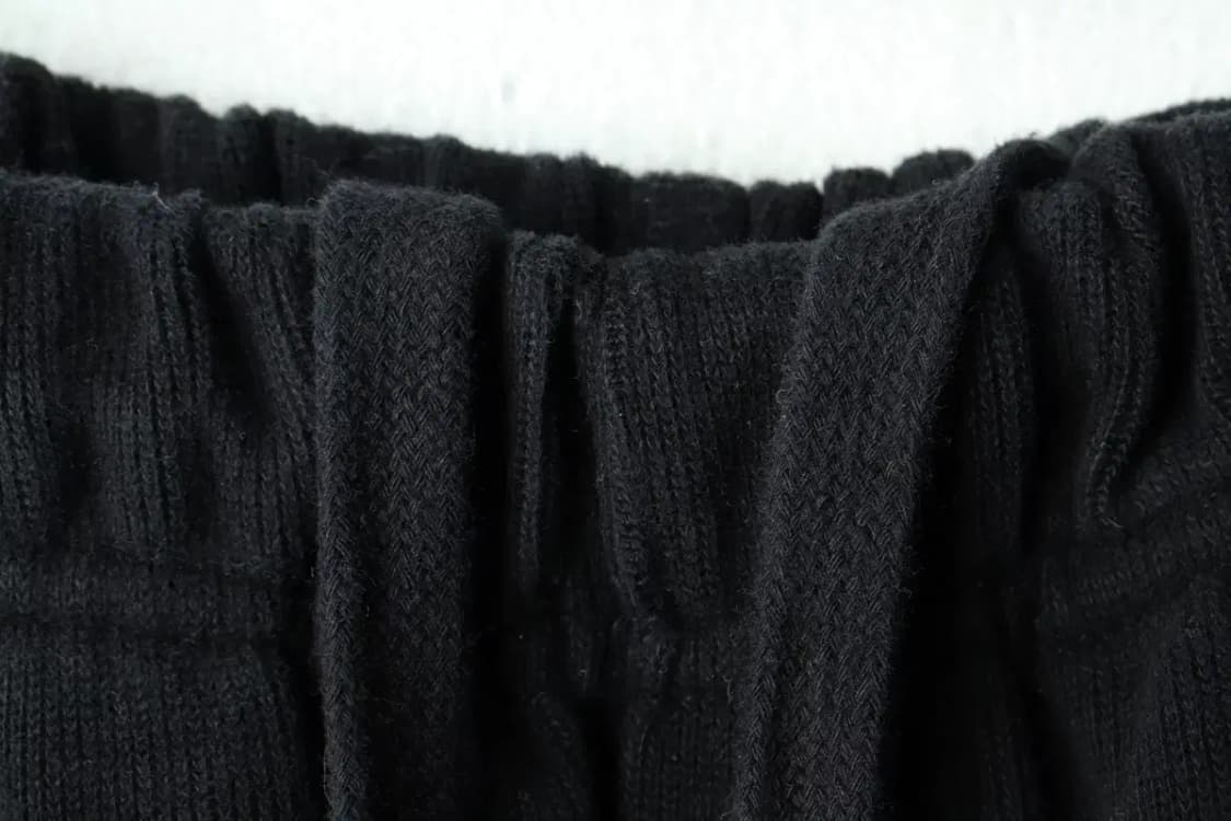 W(XS-S) 배드블러드 트레이닝복 바지 Y2K 와이드핏 블랙-225D 상품이미지7