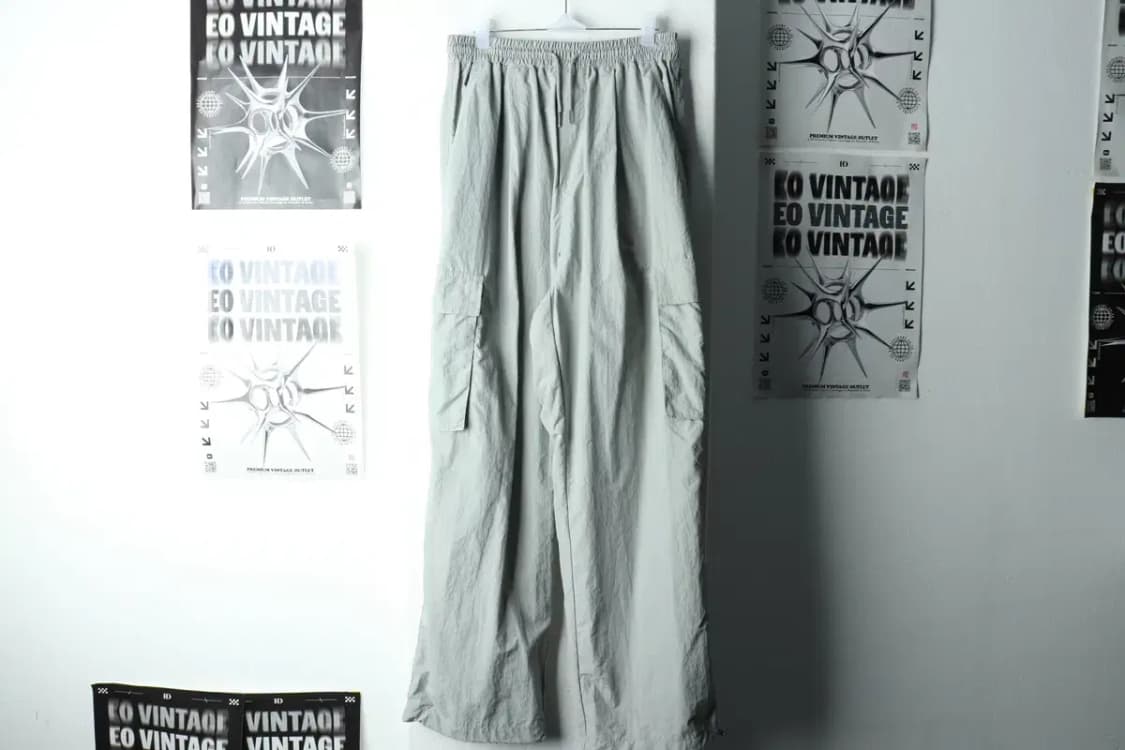 (XL) 낫포너드 트레이닝복 바지 카고 우븐 그레이-225F 상품이미지2