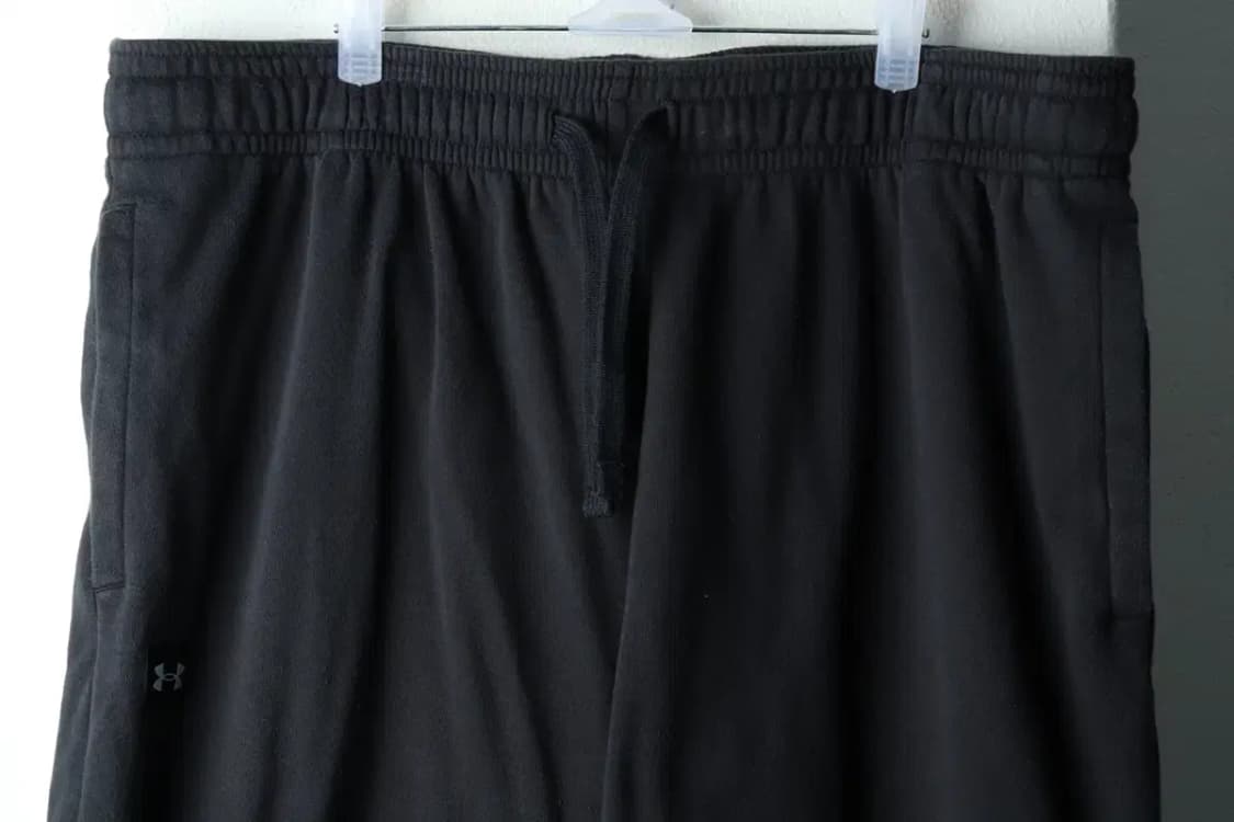 (2XL) 언더아머 트레이닝복 바지 사용감 빅사이즈 기모 블랙-2261 상품이미지3