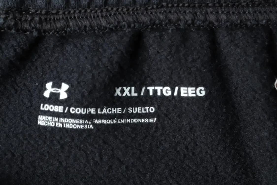 (2XL) 언더아머 트레이닝복 바지 사용감 빅사이즈 기모 블랙-2261 상품이미지7