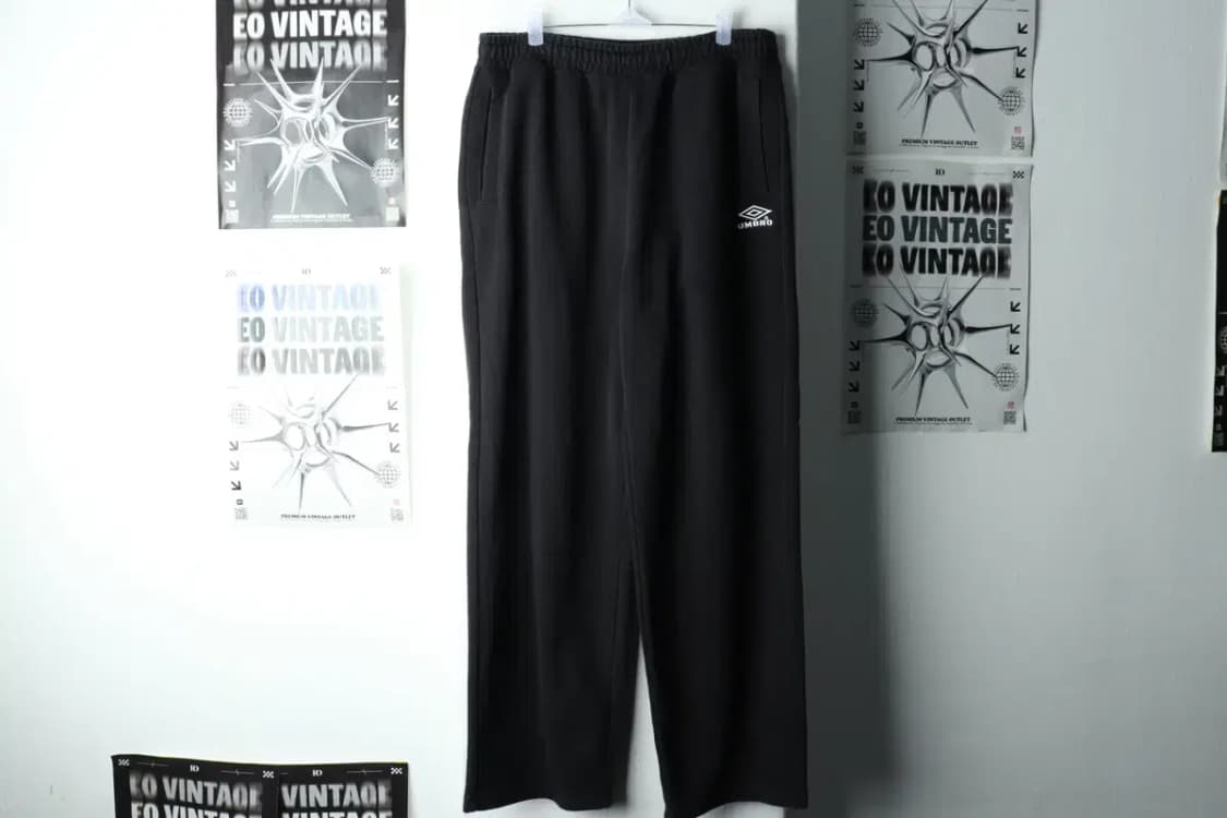 (XL) 엄브로 트레이닝복 바지 사용감 와이드 블랙-2265 상품이미지2