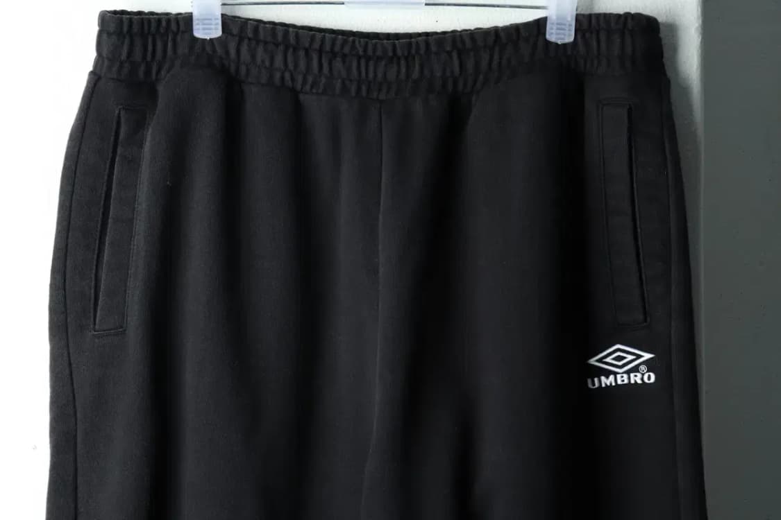 (XL) 엄브로 트레이닝복 바지 사용감 와이드 블랙-2265 상품이미지3