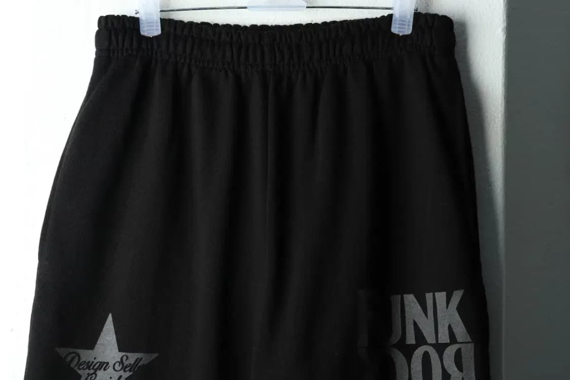 (S-M) 키비시 트레이닝복 바지 블랙 밴딩 올드스쿨 희귀-2266 상품이미지3