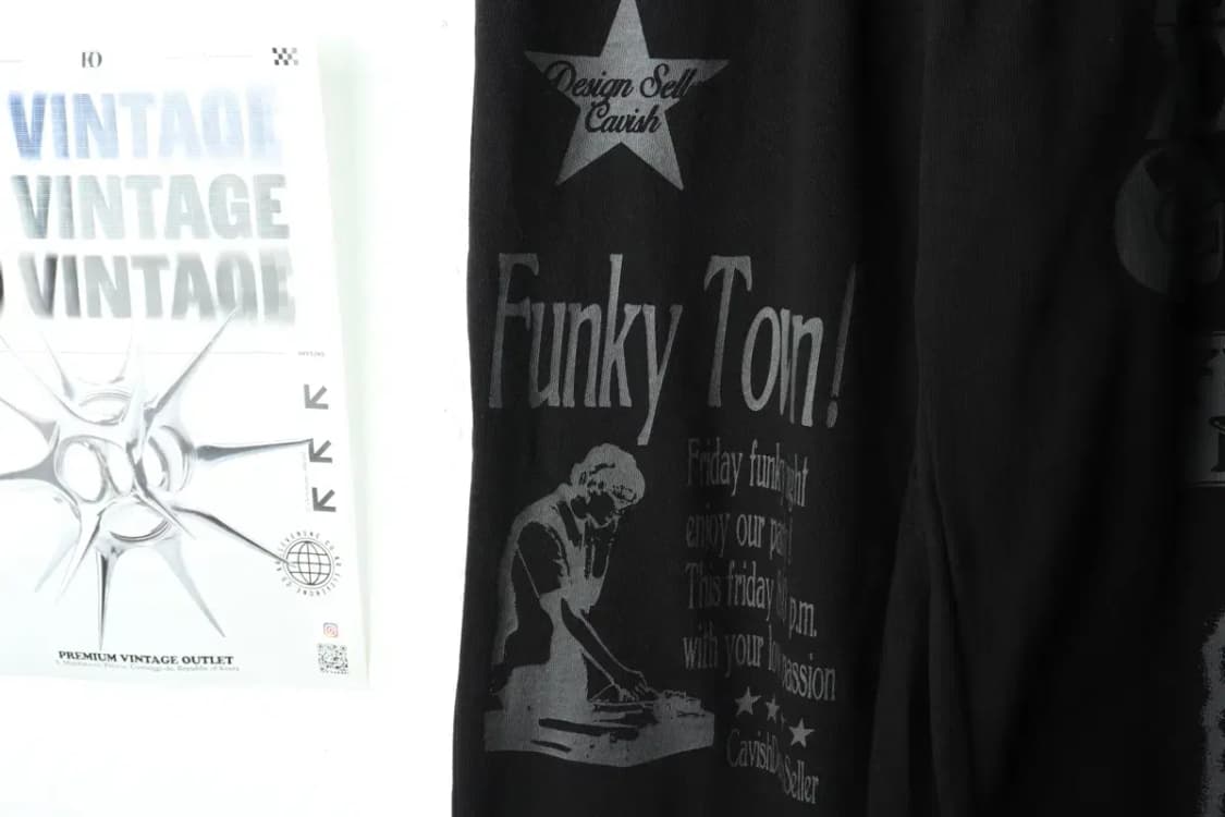 (S-M) 키비시 트레이닝복 바지 블랙 밴딩 올드스쿨 희귀-2266 상품이미지5