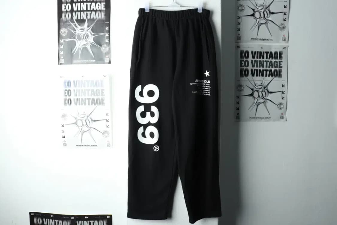 (M-L) 아카이브 볼드 트레이닝복 바지 939 로고 스웻-2267 상품이미지3