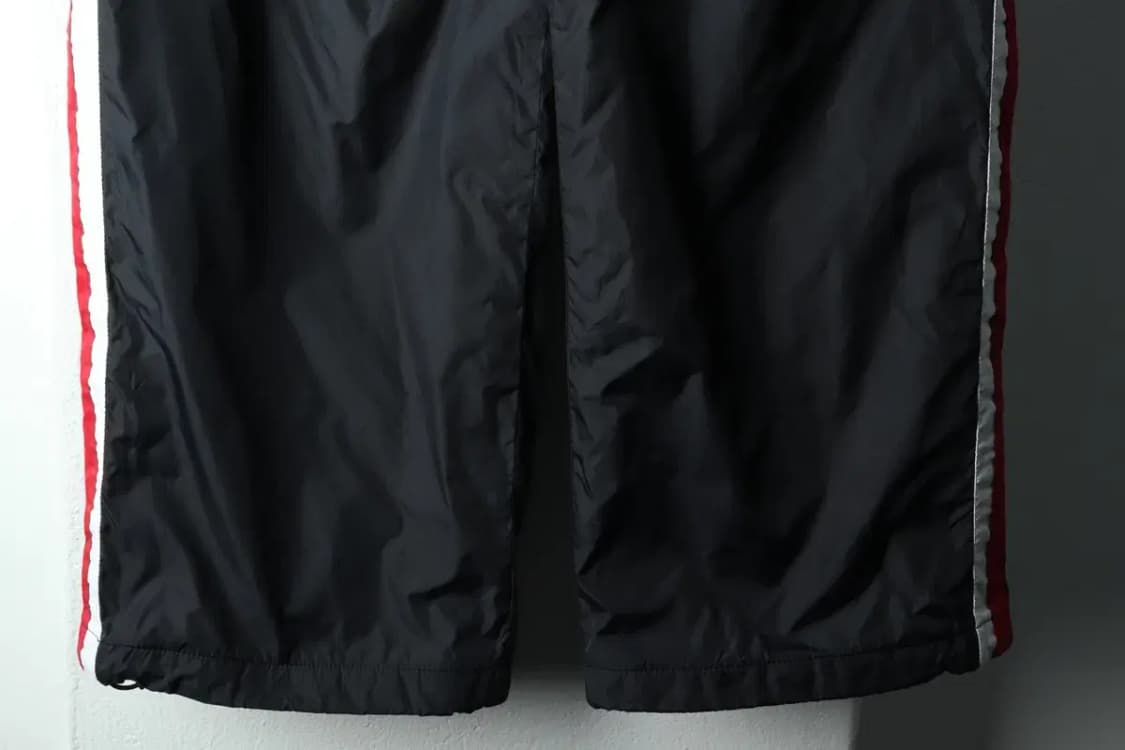 (M-L) 휠라 트레이닝복 바지 00년대 우븐 블랙 올드스쿨-226B 상품이미지4