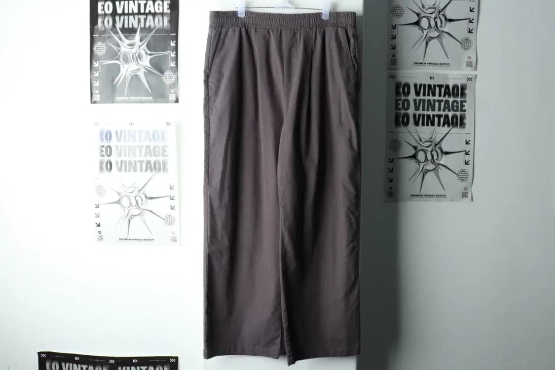 (L) 라퍼지스토어 트레이닝복 바지 그레이 밴딩 린넨 마-226E 상품이미지2