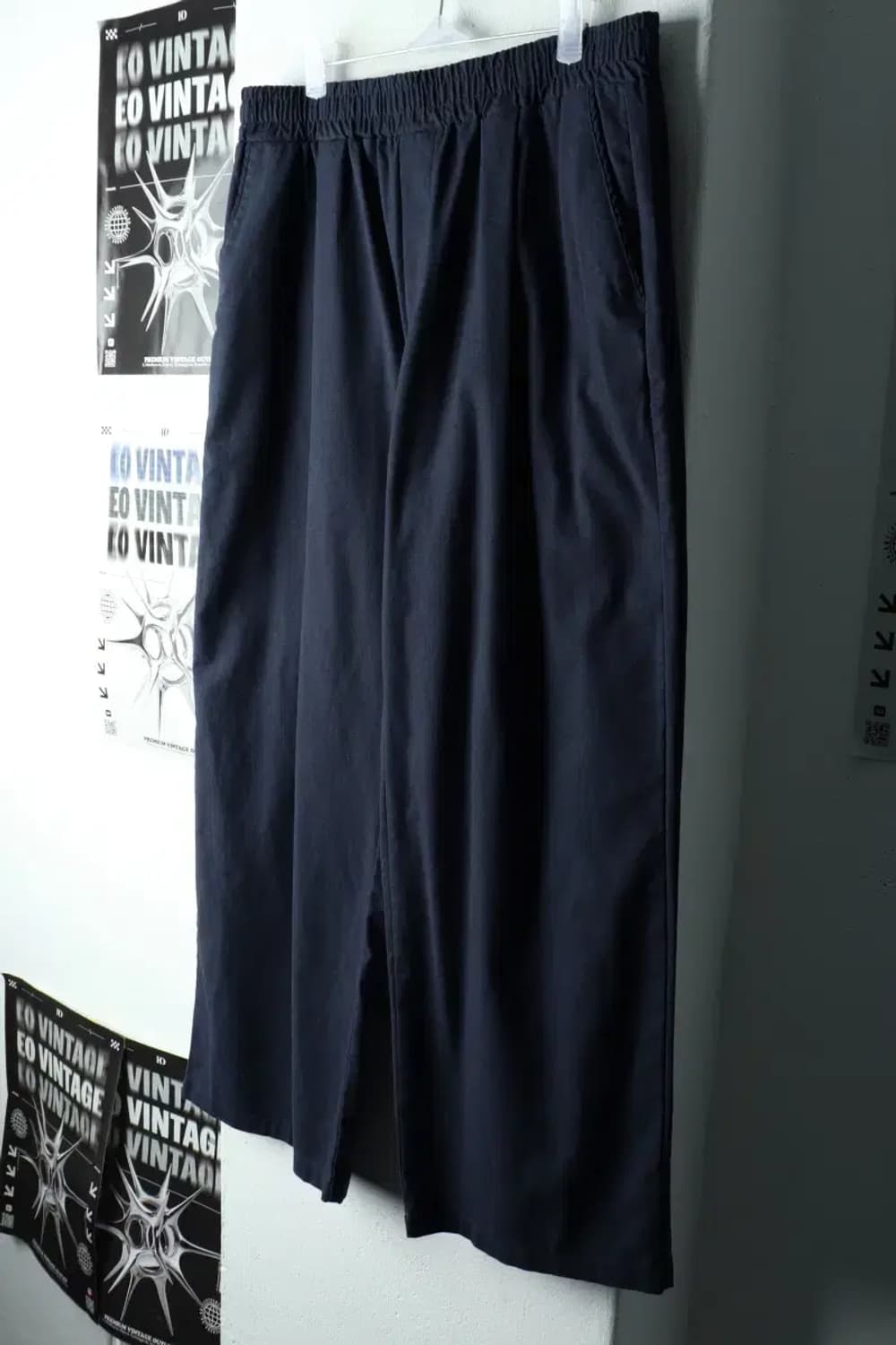 (L) 라퍼지스토어 트레이닝복 바지 네이비 밴딩 린넨 마-2272 상품이미지1