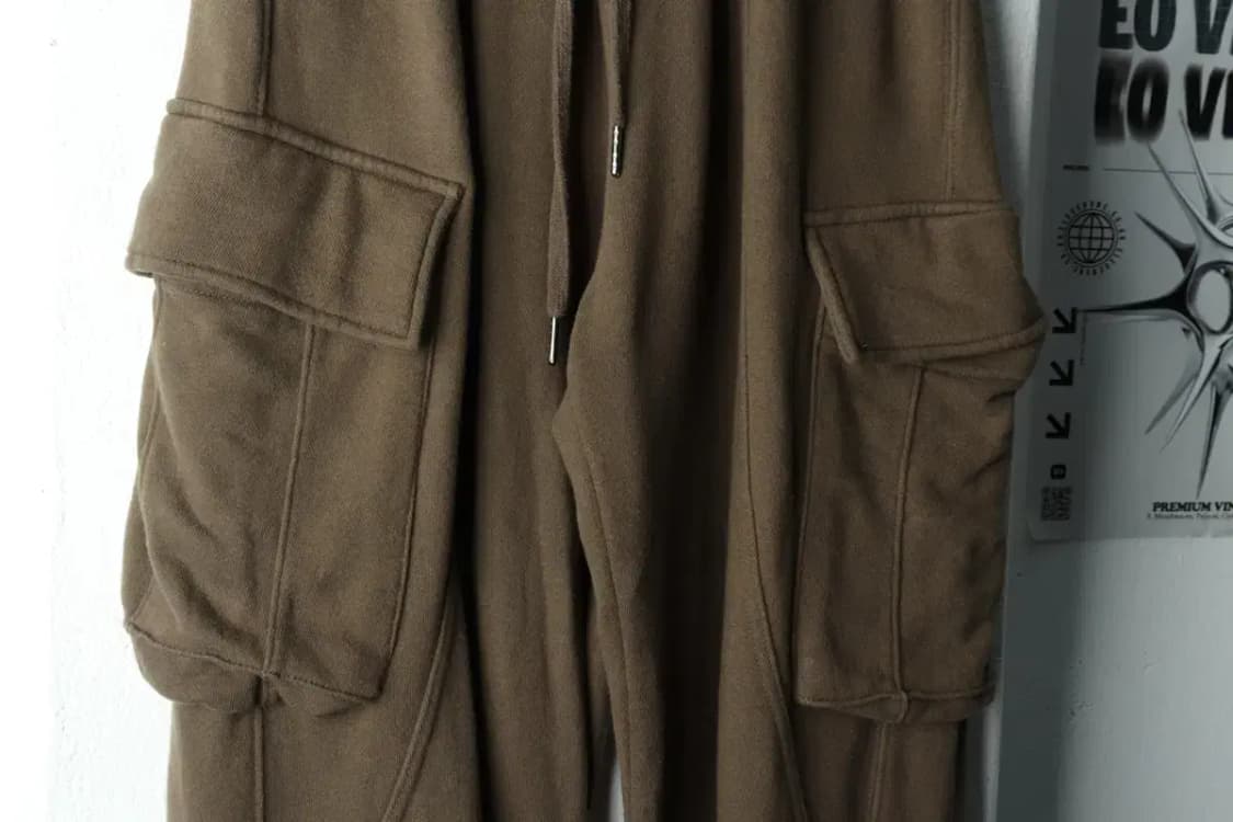 (M-L) 낫포너드 트레이닝복 바지 카고 카키 스트릿 조거-2274 상품이미지5