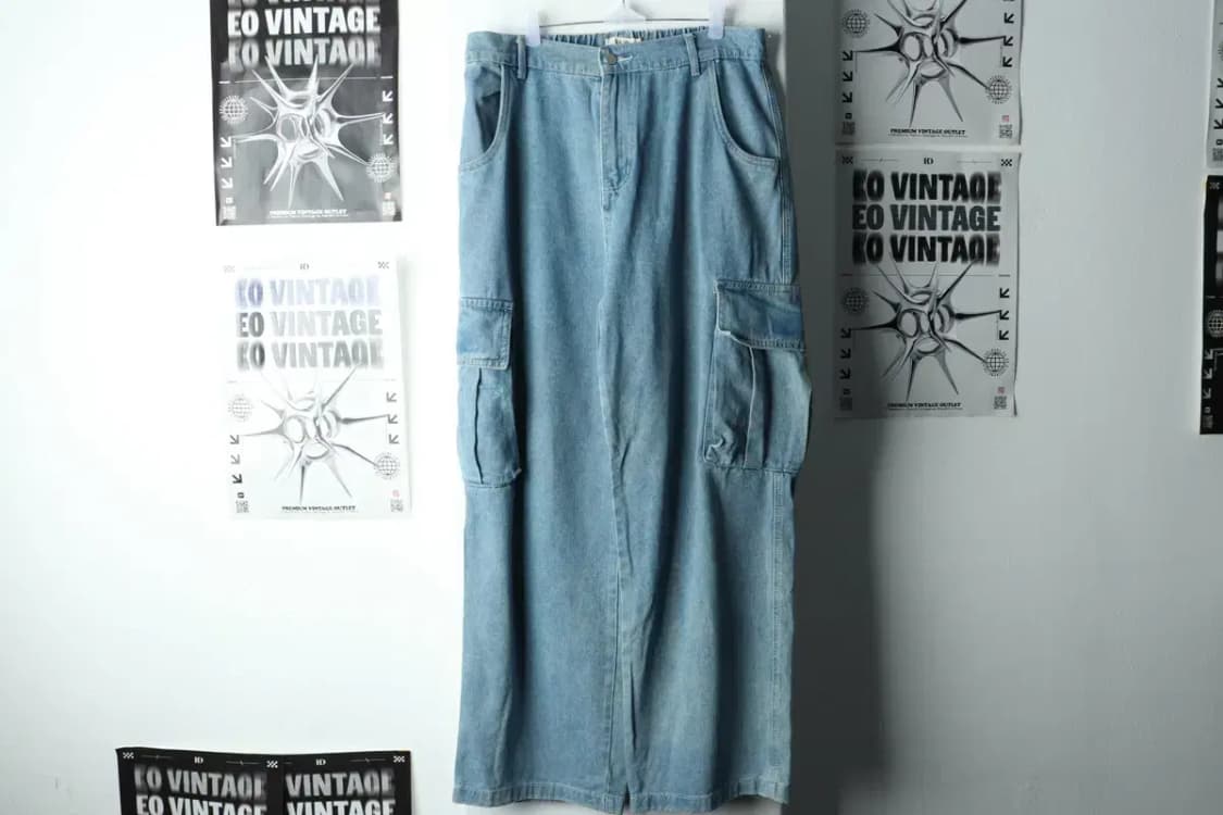 (XL) 굿라이프웍스 청바지 데님 카고 밴딩-2275 상품이미지2