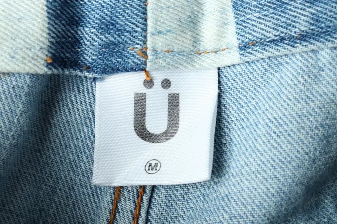 (M-L) 이스트쿤스트 청바지 데님 체커보드 연청 스트릿-2276 상품이미지7