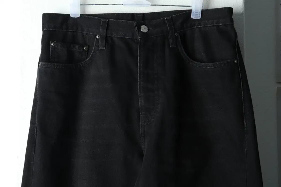(L-XL) 토템 청바지 데님 Y2K 흑청 이태리 와이드핏-2278 상품이미지3