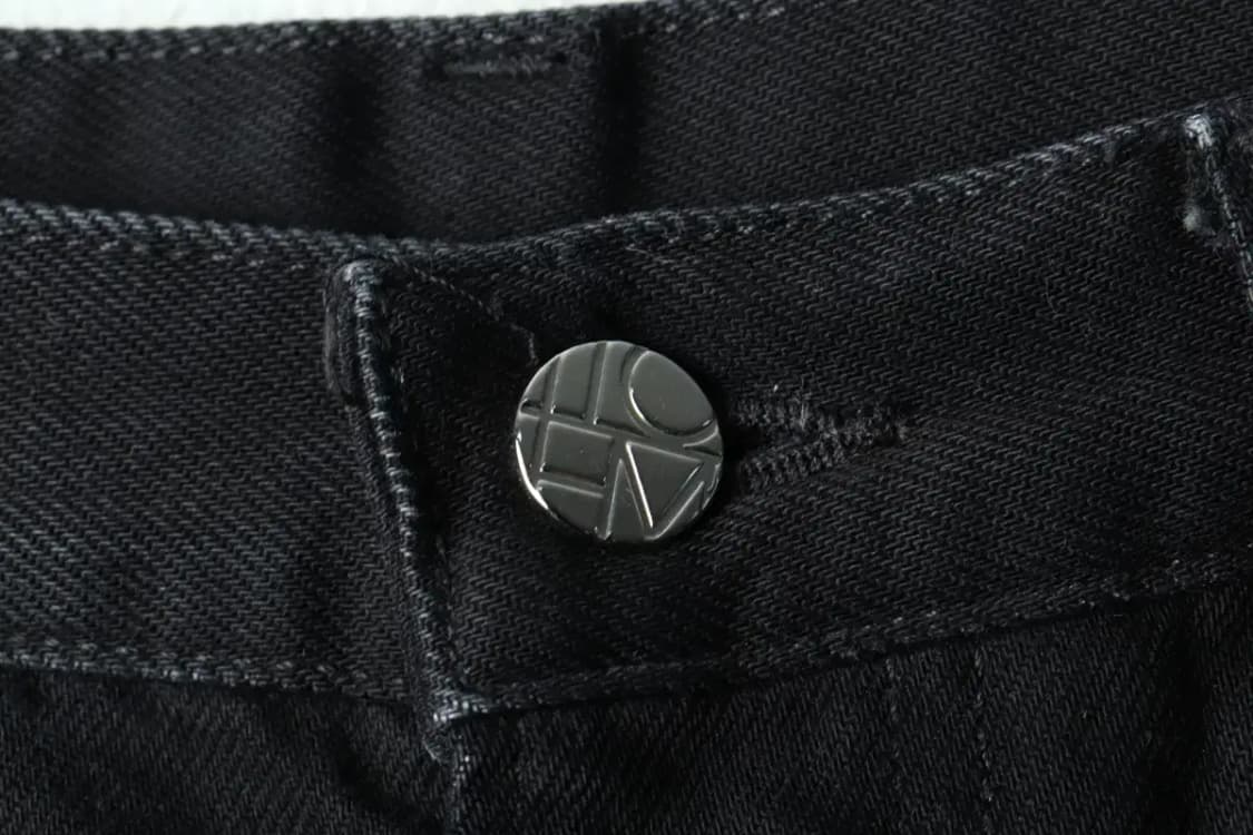 (L-XL) 토템 청바지 데님 Y2K 흑청 이태리 와이드핏-2278 상품이미지5