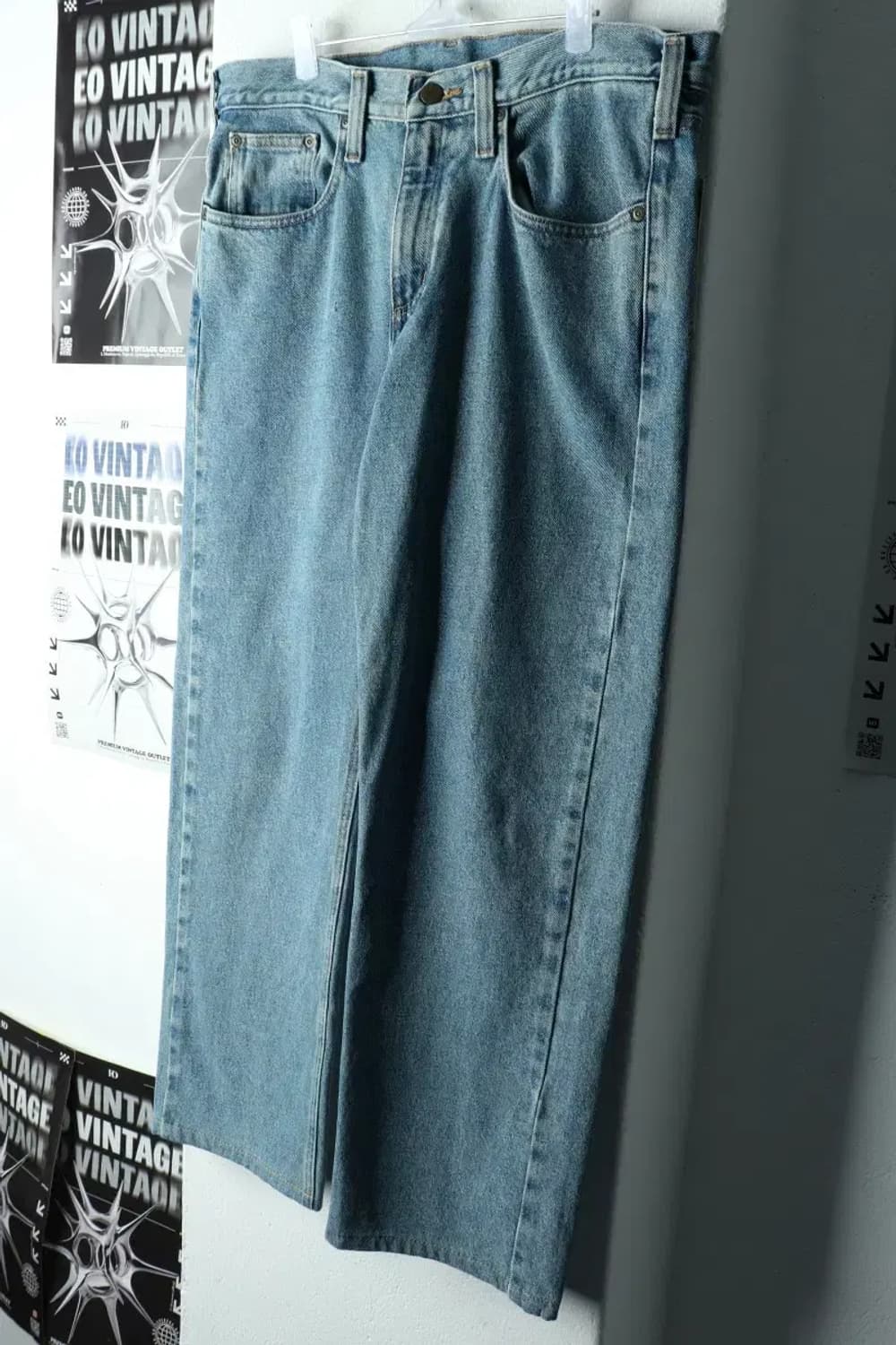 (XL-2XL) 칼하트 청바지 데님 빅사이즈 90년대 가죽탭-227C 상품이미지1