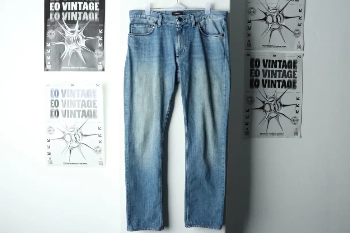 (L-XL) 띠어리 청바지 데님 연청 슬림핏-227D 상품이미지2