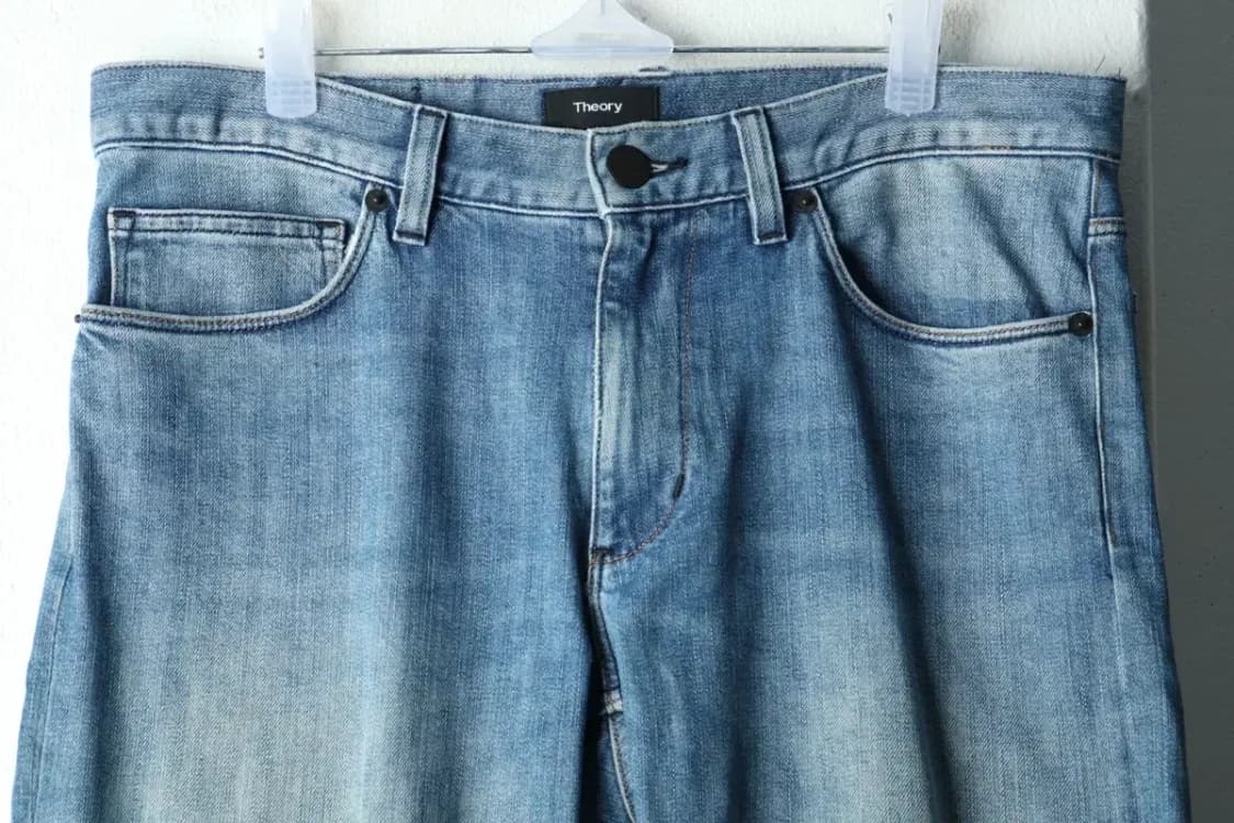 (L-XL) 띠어리 청바지 데님 연청 슬림핏-227D 상품이미지3