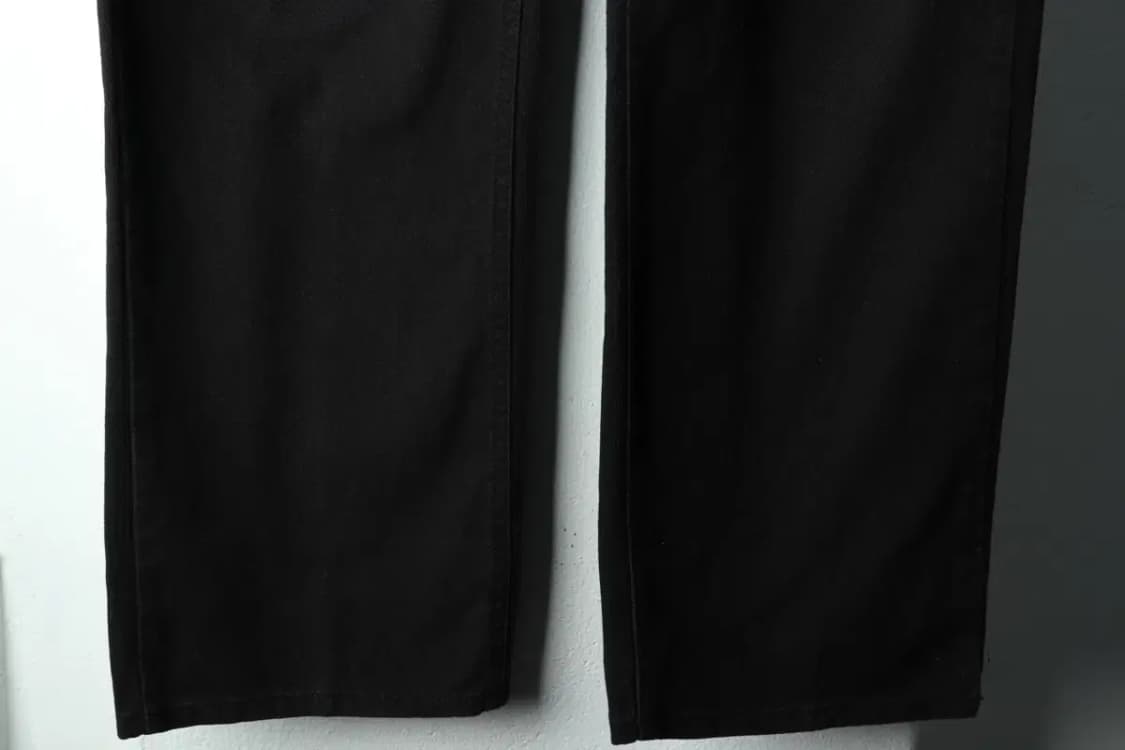 (XL) 데케트 면바지 팬츠 일자핏 블랙-227E 상품이미지4