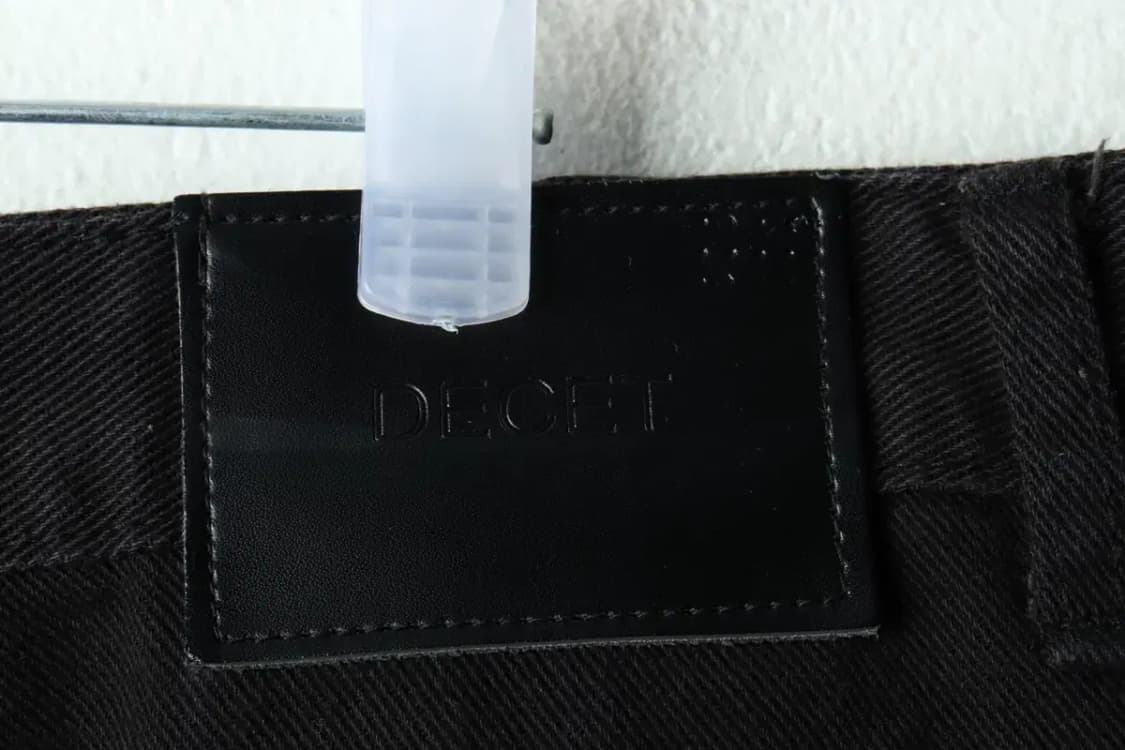 (XL) 데케트 면바지 팬츠 일자핏 블랙-227E 상품이미지5