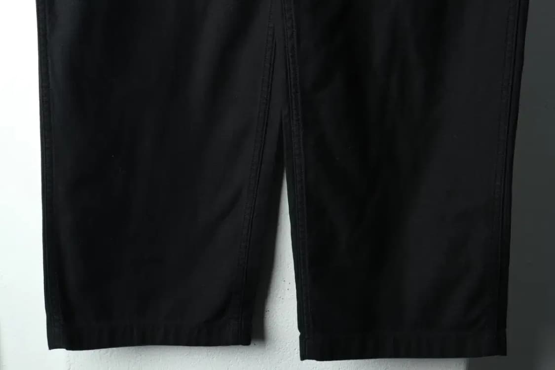 (XL) 무신사 스탠다드 면바지 팬츠 와이드 치노 블랙-227F 상품이미지4