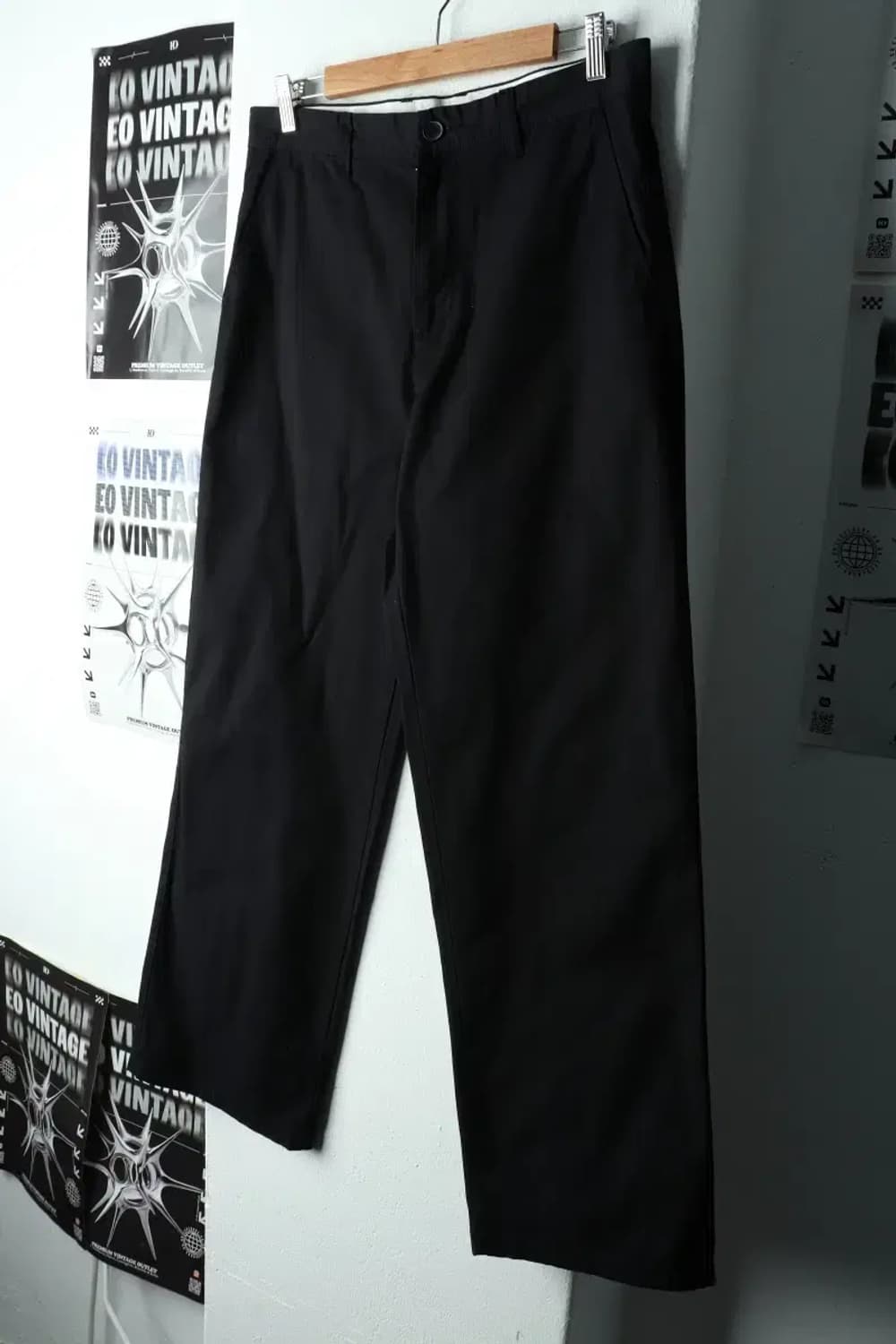 (L-XL) 수아레 면바지 팬츠 치노 블랙-2281 상품이미지1