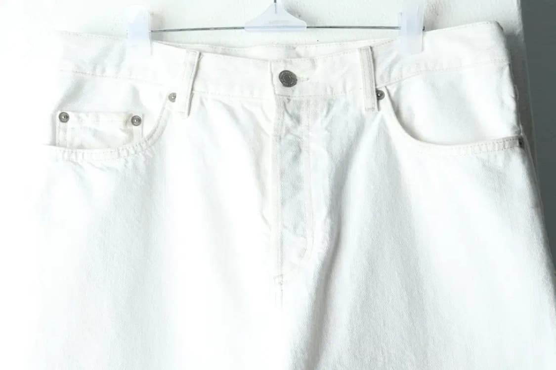 (M-L) 코스 면바지 팬츠 화이트 와이드-2282 상품이미지3