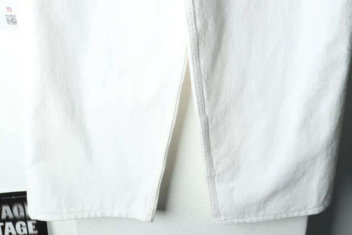 (M-L) 코스 면바지 팬츠 화이트 와이드-2282 상품이미지4