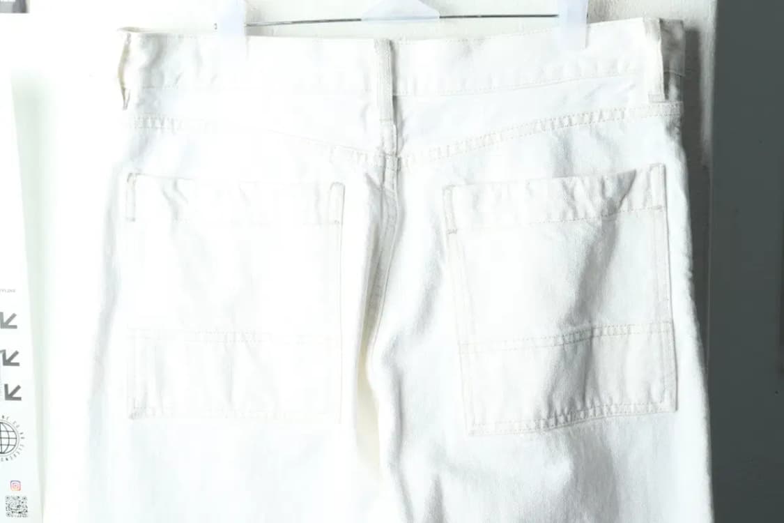 (M-L) 코스 면바지 팬츠 화이트 와이드-2282 상품이미지5