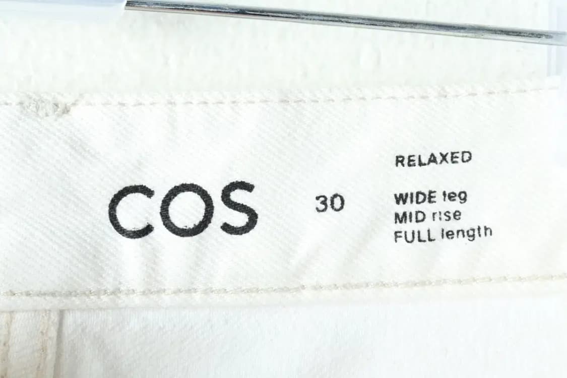 (M-L) 코스 면바지 팬츠 화이트 와이드-2282 상품이미지6