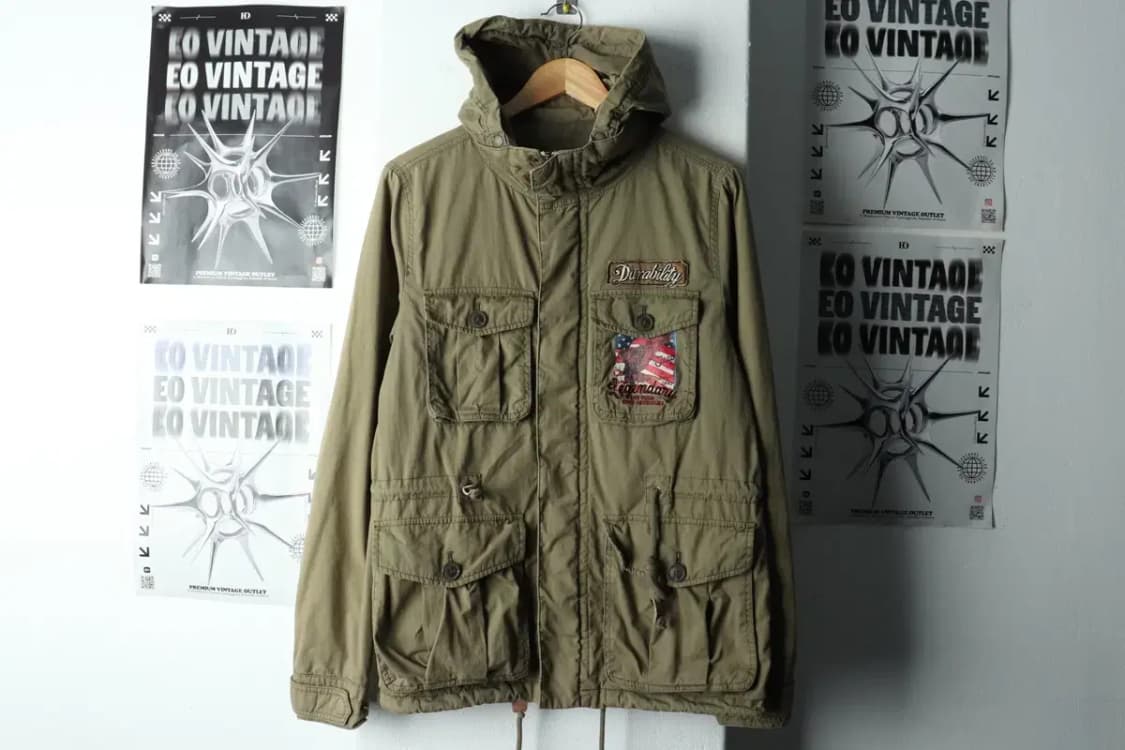 (M) 지프 집업 바람막이 점퍼자켓 야상 성조기 아메카지-1627C 상품이미지2