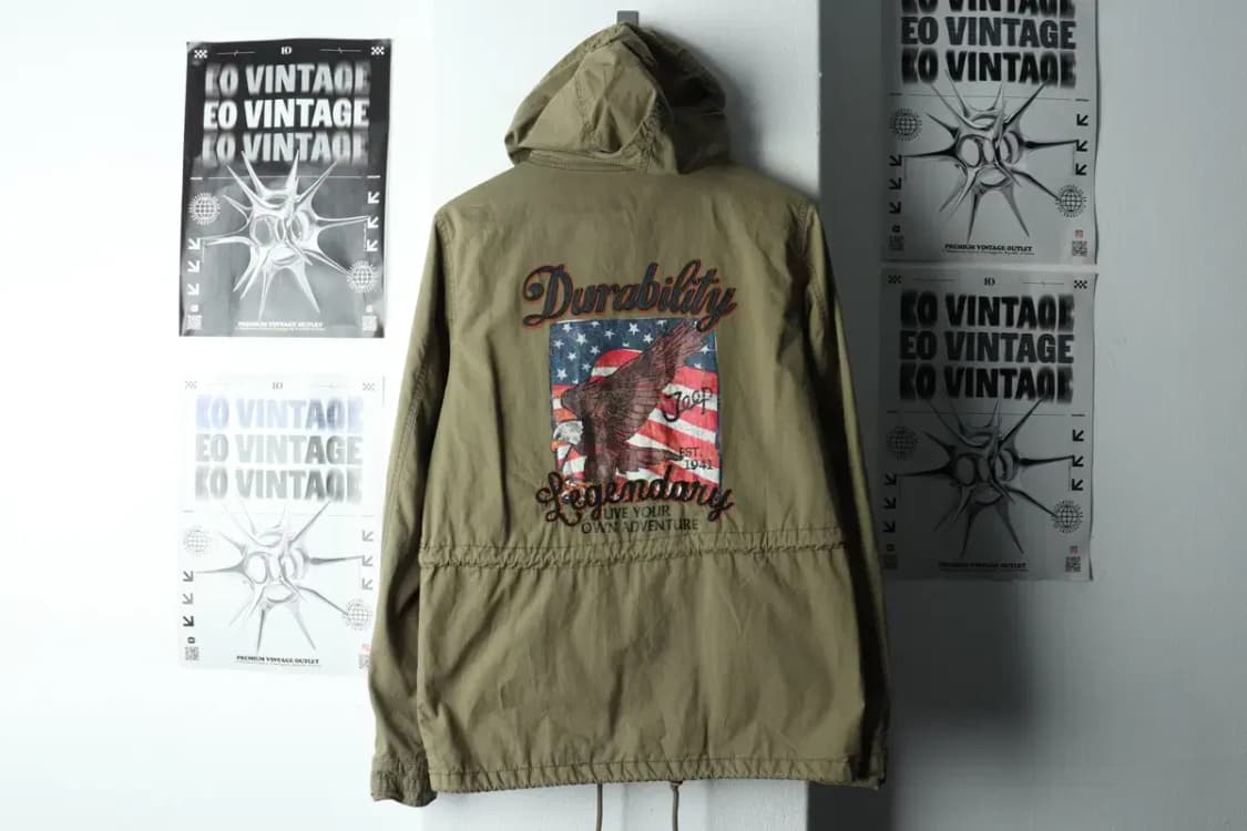 (M) 지프 집업 바람막이 점퍼자켓 야상 성조기 아메카지-1627C 상품이미지6