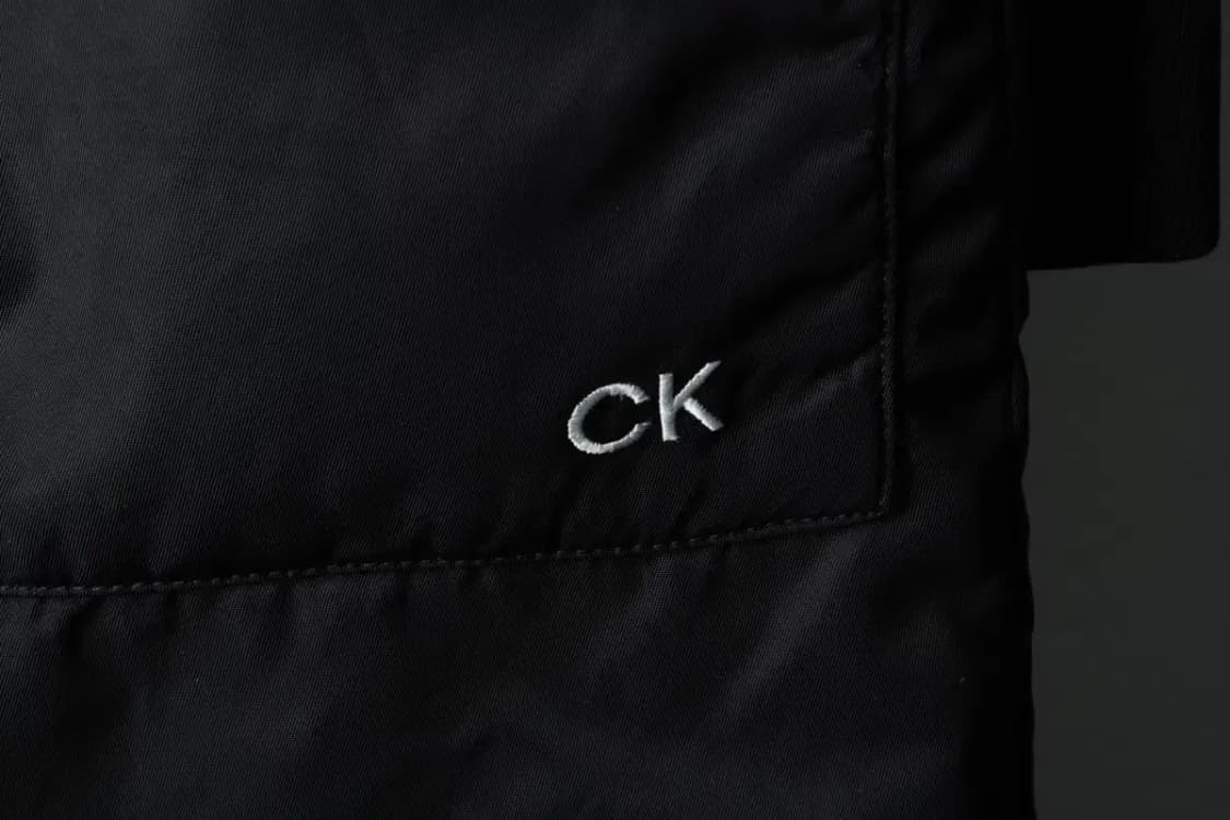 W(M-L) 캘빈클라인 집업 바람막이 점퍼자켓 항공 블랙 롱-16283 상품이미지5