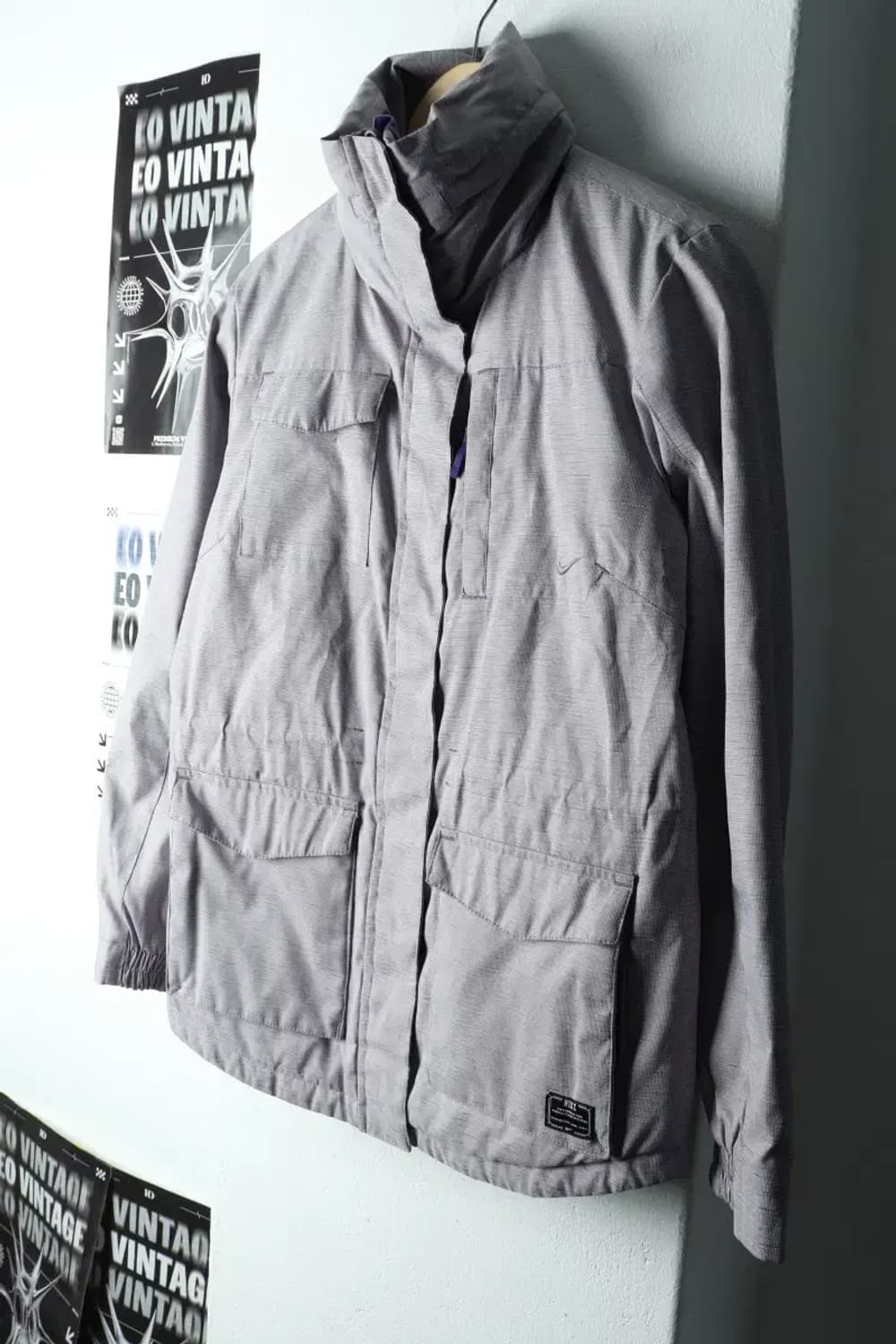 W(M-L) 나이키 패딩 점퍼자켓 00년대 Y2K 라벤더-16288 상품이미지1