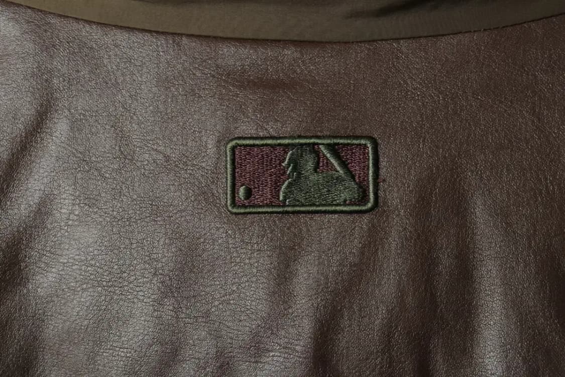 (L-XL) MLB 엠엘비 패딩 점퍼자켓 레드삭스 카키-1628A 상품이미지6